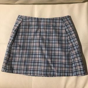 Urban outfitters plaid skirt